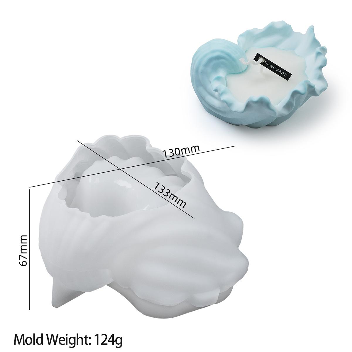 

Раковина цветочный горшок силиконовая форма DIY морские ракушки ароматизированные свечи формы коробка для хранения бетон гипсовая смола форма домашний декор ремесло