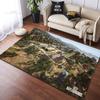Popular 3D Shooting Game Decorative Carpets Square Flannel PUBG Carpets Modern Home Bedroom Rug Living Room Carpets