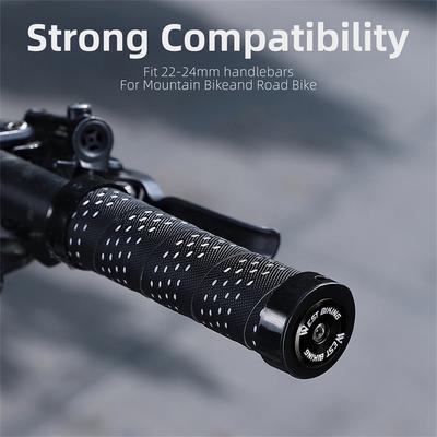 Comfortable Fluorescence Bicycle Bar Ends Ergonomic Design Bike Handlebar Nylon Bicycle Handle Bar