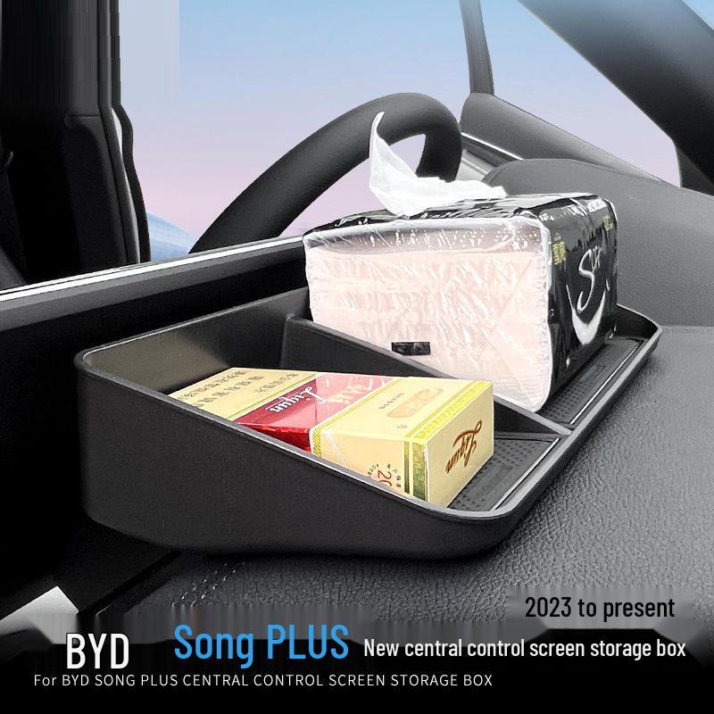 23-25 Song PLUS EV Console Screen Organizer: Car Interior Storage Box