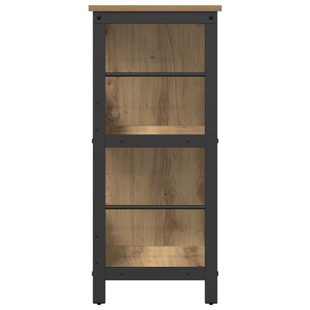 Artisan Oak Bookshelf 102 x 32 x 72.5 cm Engineered Wood