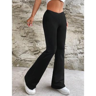 Casual Sports Pants For Women In Summer, New V-Shaped Waist Slimming And Slightly Flared Pants, Long Pants