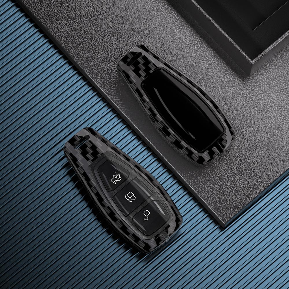 

Zinc Alloy Car Key Case Cover Shell For Ford Focus 3 4 St Mondeo Mk3 Mk4 Fiesta Fusion Kuga Ecosport Protect Fob Accessories