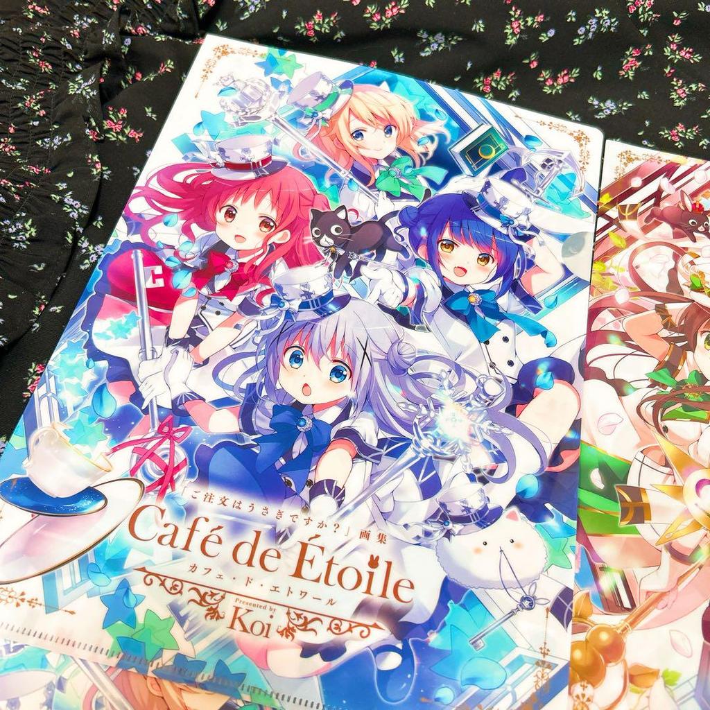 [USED] Bonus included for a limited time only! GochiUsa 10th Anniversary Art Book Illustration Collection