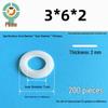 Thickened Nylon Plastic Flat Washer: Hard Plastic Gasket M2-M16
