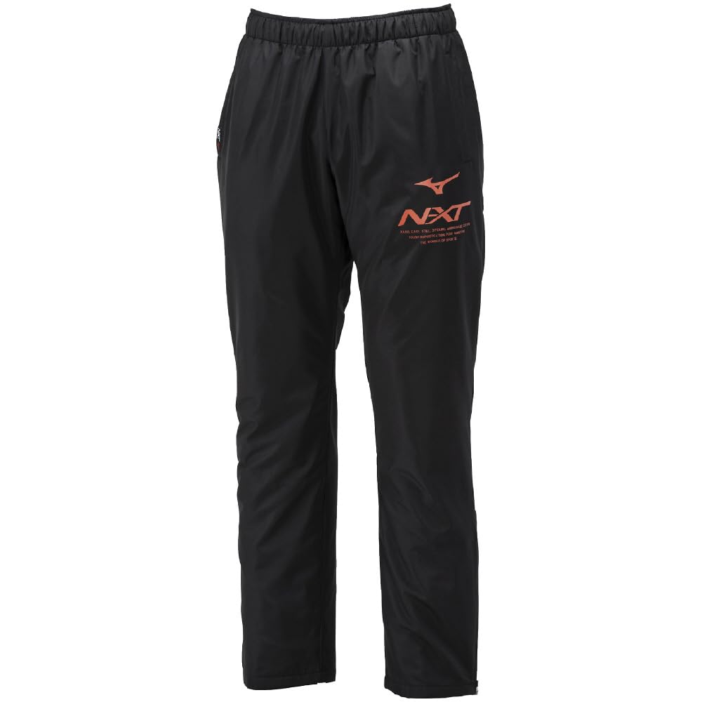 Mizuno Breath Thermo Warmer Training XL N-XT Pants, Moisture-Wicking, Heat-Generating, Water-Repellent, Wear, 32JFA740, Black,