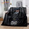 2025 New Tommy Shelby P-Peaky B-Blinders Soft Blanket,Soft Throw Blanket for Home Bedroom Bed Sofa Picnic Travel Cover Gift