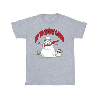 Star Wars Mandalorian Mens Up To Snow Good T-Shirt