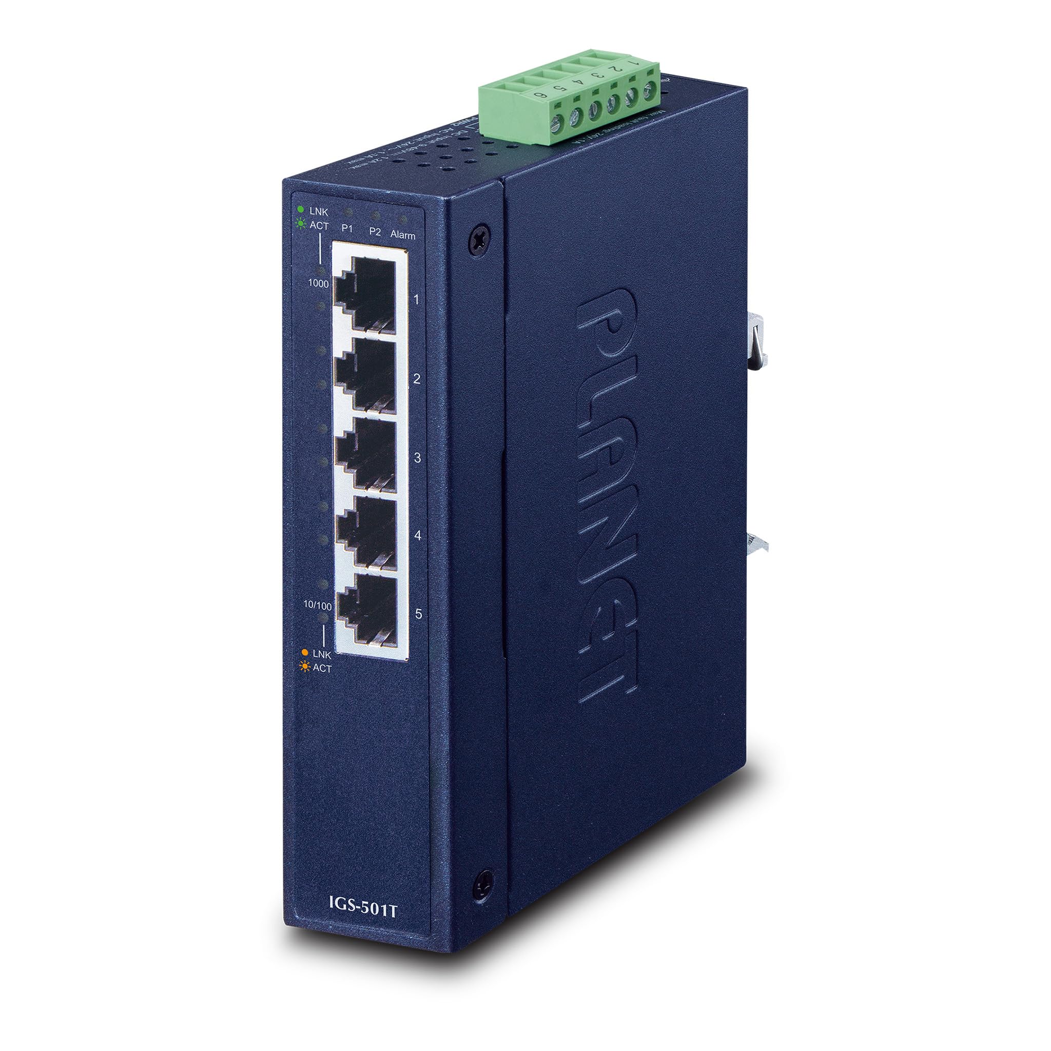 

PLANET 1000T Industrial Gigabit Ethernet Switch 5-port IGS-501T
