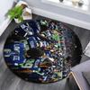 Seattle Seahawks Players pattern round rug,Carpet Rug for Living Room Bedroom Playroom ,Non-slip Floor Mat,Holiday Gifts and Birthday Gifts.