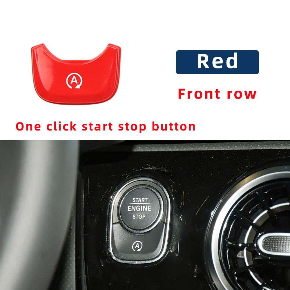 1779051001 Car one click start stop switch button ring decorative sticker For Benz A B CLA Class Jetta W177 W247 W118 W907 W910