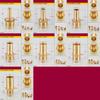 1/8" 1/4" 3/8"Brass Pipe Fitting Barb Tail Male Connector Joint Copper Coupler Adapter Rain Water Filter Agricultural Irrigation
