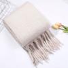 Winter Korean Style Scarves Pashmina  Wraps Female Cashmere Shawl Cashmere Scarves Solid Scarf