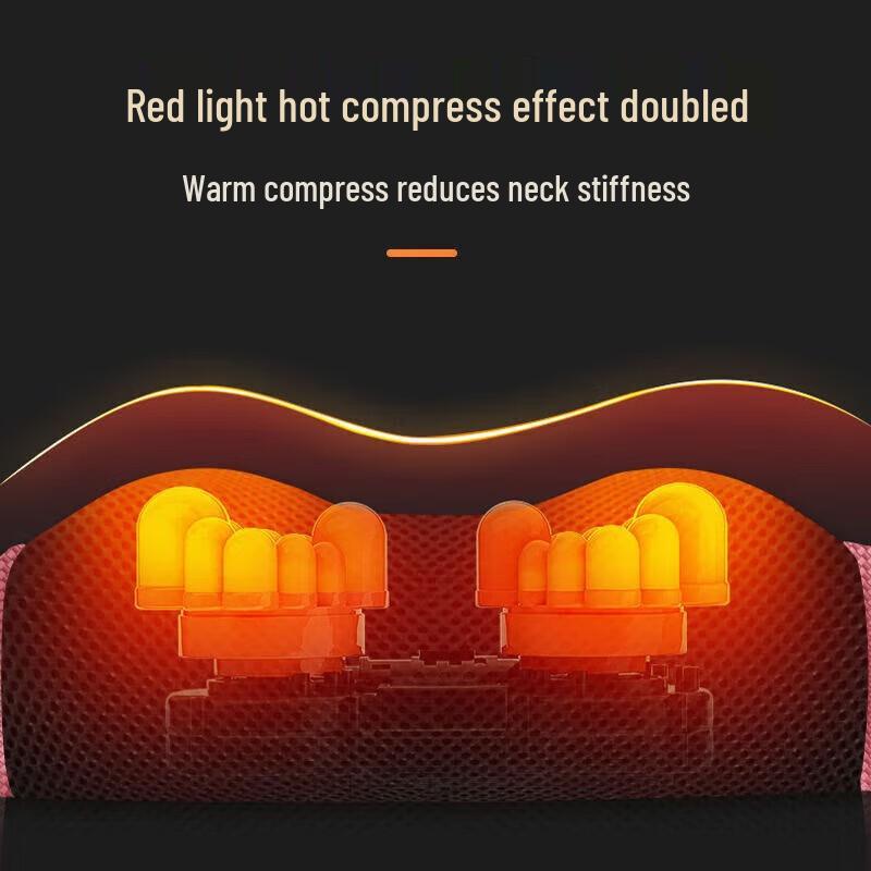Aux Multifunction Neck & Shoulder Massager Pillow