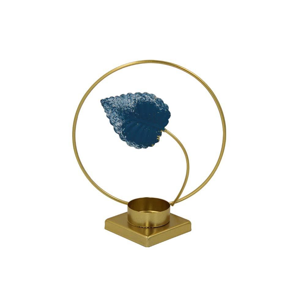 Iron Crafts Round Plant Candlestick Decorative Metal Aromatherapy Holder  Coffee Table