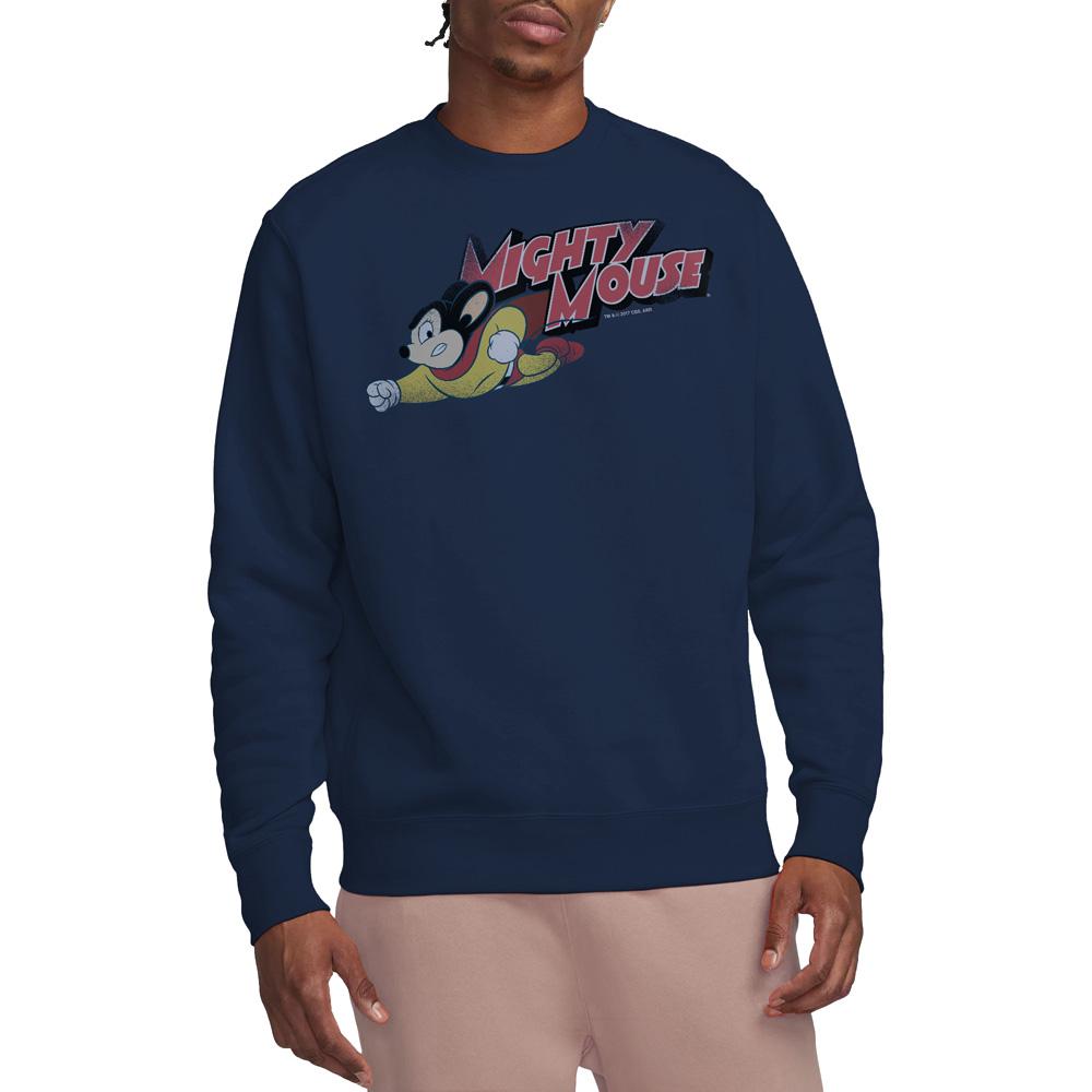 Mighty Mouse Unisex Adult Mighty Retro Bluza