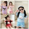 2026 Sommer Kinder Trendiges Cartoon T-Shirt und Shorts Set – Modisches Zweiteiliges Ensemble