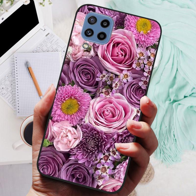 For Samsung M32 Case SM-M325F TPU Luxury Soft Fashion Silicone Phone Case For Samsung Galaxy M32 Coque Back Cover Fundas Shell