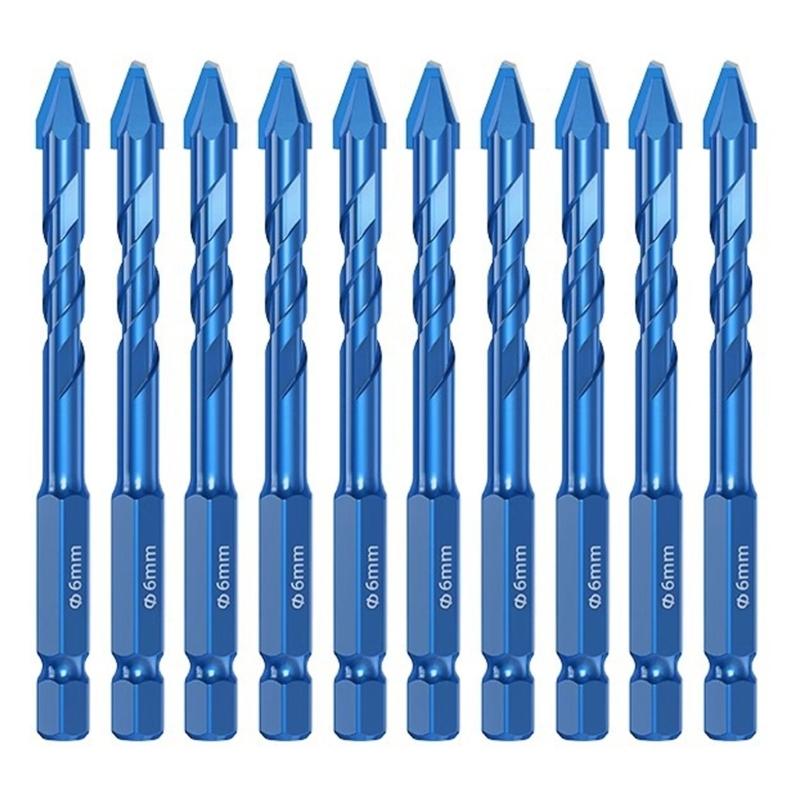 

10PCS Superior Hardness Alloy Steel Drill Bits For Electric Drill Impact Tool And Fixed Drill Professional Use 1