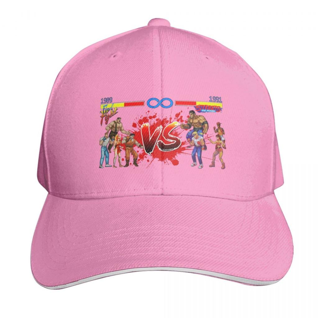 Final Fight Vs Street of Rage Baseball Cap Wild Ball Hat New Hat Golf Hat Unisex Hood Unisexs Tennis Womens
