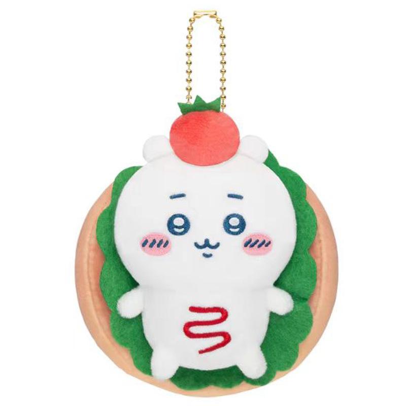 Lion Dance Retro Style Series Bear 10Cm Pendant Keychain Soft Animal Great Gift Plush Doll Figure