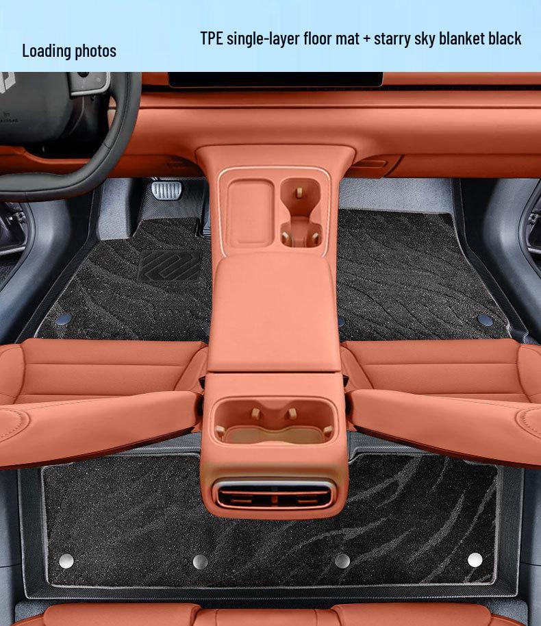 Leapmotor C10 Maßgefertigte Fußmatten, 25 Modelle, Vollständig umschlossen, Original-Autofarbe, Doppellagiges TPE.