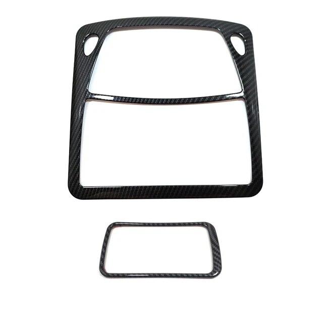 Pentru Nissan x-trail t32 Rogue Murano Sentra Pathfinder Față Spate Abajur de citire Capac lumini Trim ABS Carbon/Crom 2015-2018