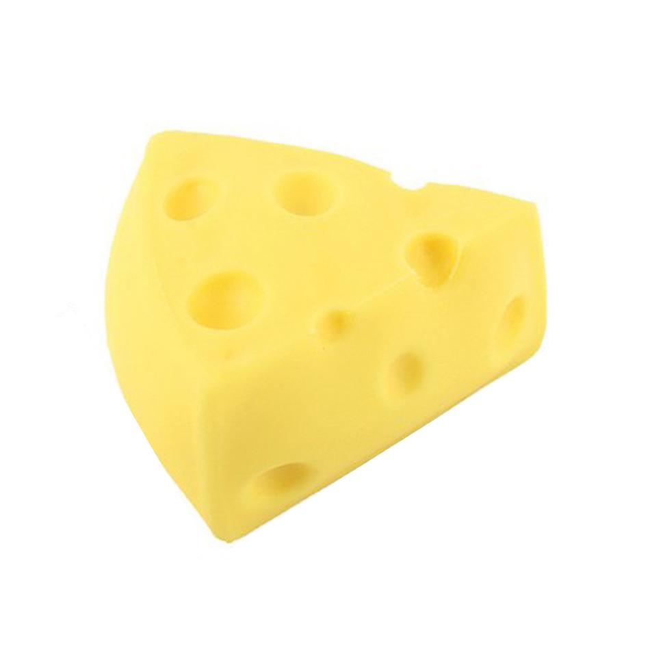 Triangle Cube Cheese Squeeze Toy Simulation Cheese Fidget Toy Slow Rebound & Shapeable Stress Ball Premium Exquisite Gift