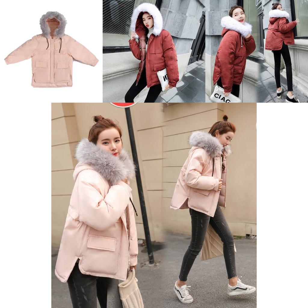 Premium Women Short Warm Coat With Hoodies For Cozy Winter Parkas Fashion