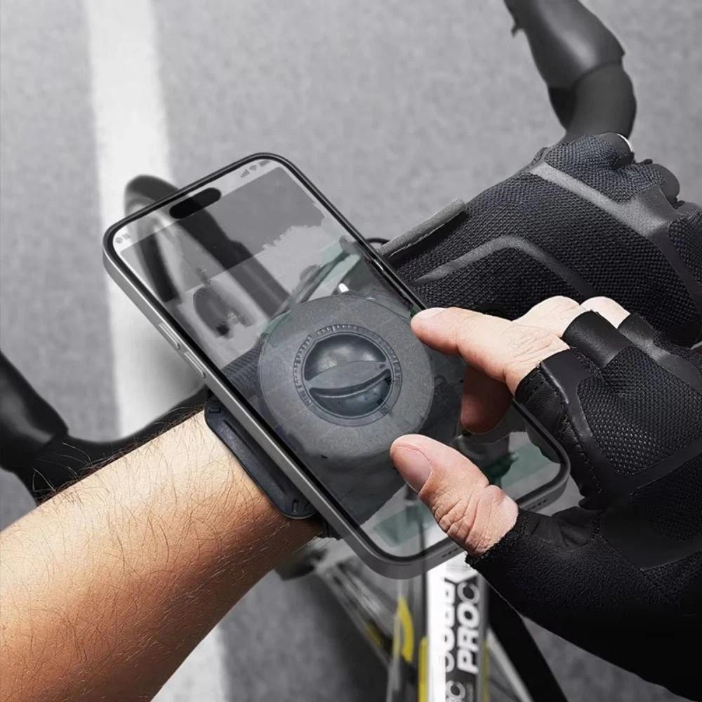 360°Rotated Running Magnetic Phone Stand Creative Wrist Phone Holder Magnetic Wrist Strap  Outdoor