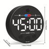 Magnetische digitale afteltimer, compact voor op het bureau, groot LED-display, luid alarm, voor het koken van eieren in de keuken, focus in de klas, taakbeheer