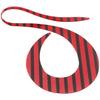 Rise Japan Namidama Tie Dode Curly Lure Part ND10 Red Black Zebra for Tairaba Fishing