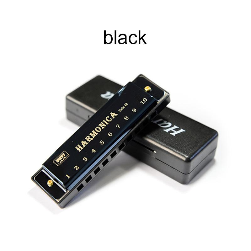 1pc Mini Harmonica Key of C 10 Hole Diatonic Harmonica with Case Party Favors Festival Noise Generator Gathering Gifts TMZ