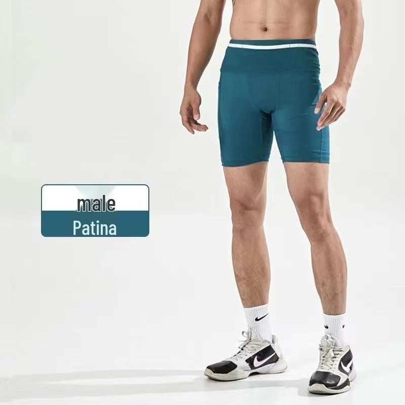 

Унисекс Быстросохнущие Беговые Шорты с 6 Карманами и Карман-Кенгуру для Йоги и Велоспорта Large