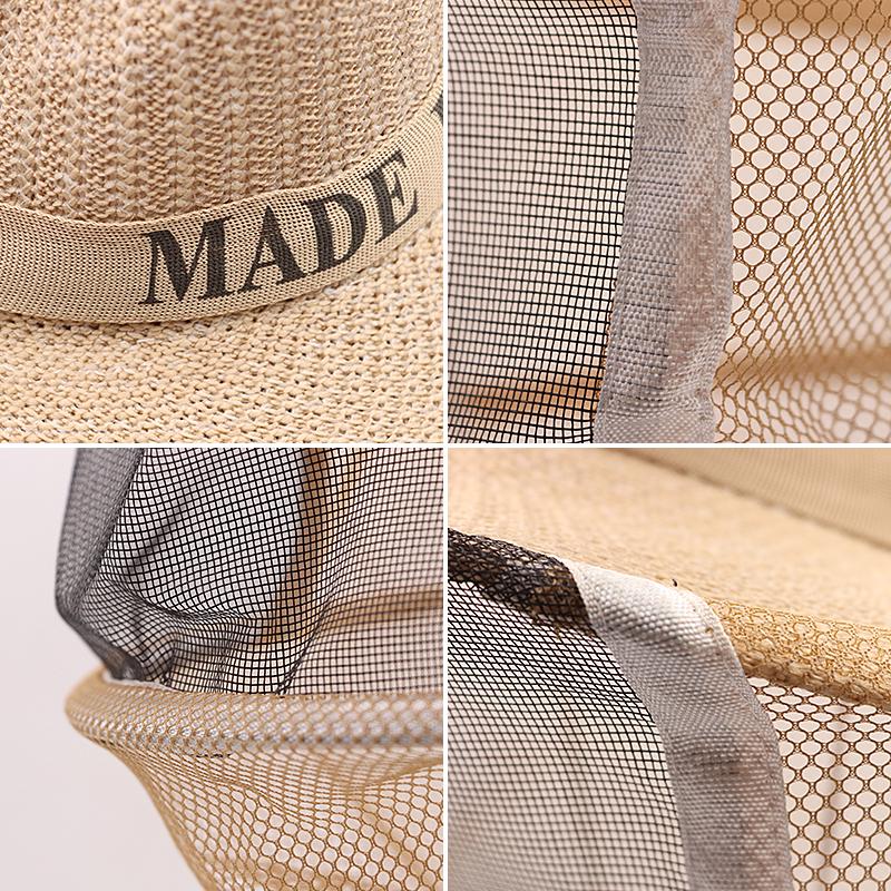 Beekeeper Anti Bee Hat Beehive Beekeeping Cowboy Hat Mosquito Bee Insect Net Veil Head Face Protector Beekeeper Equipment
