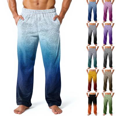 Herren Allover bedruckte Homewear-Hose Schlaf-Pyjamahose Lange Hose Pyjamahose