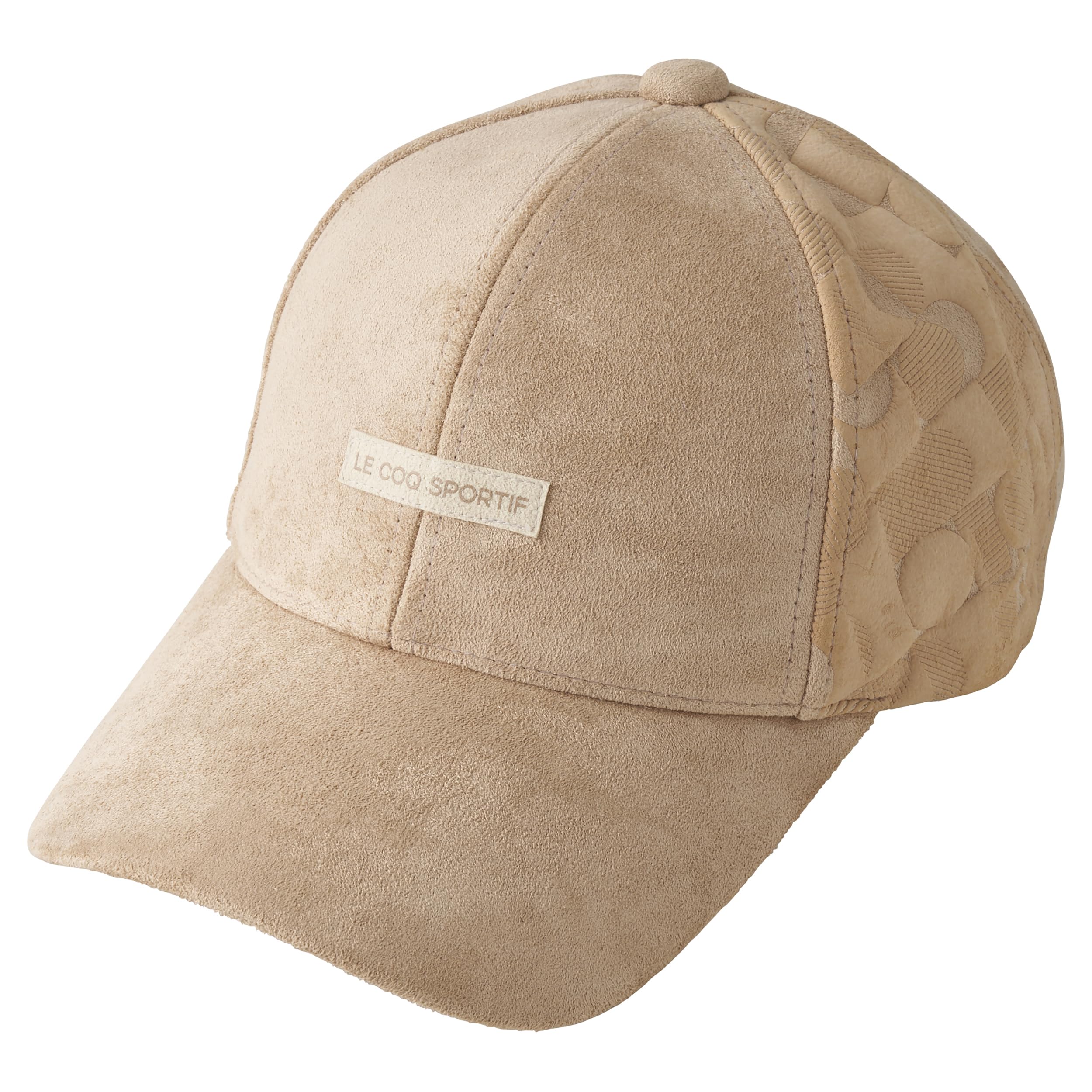 

Coq Sportif Cap Heat Navi Warm Embossed Cold Protection Golf LG4FCP06L BG00 [Le Golf] Women s (Beige)