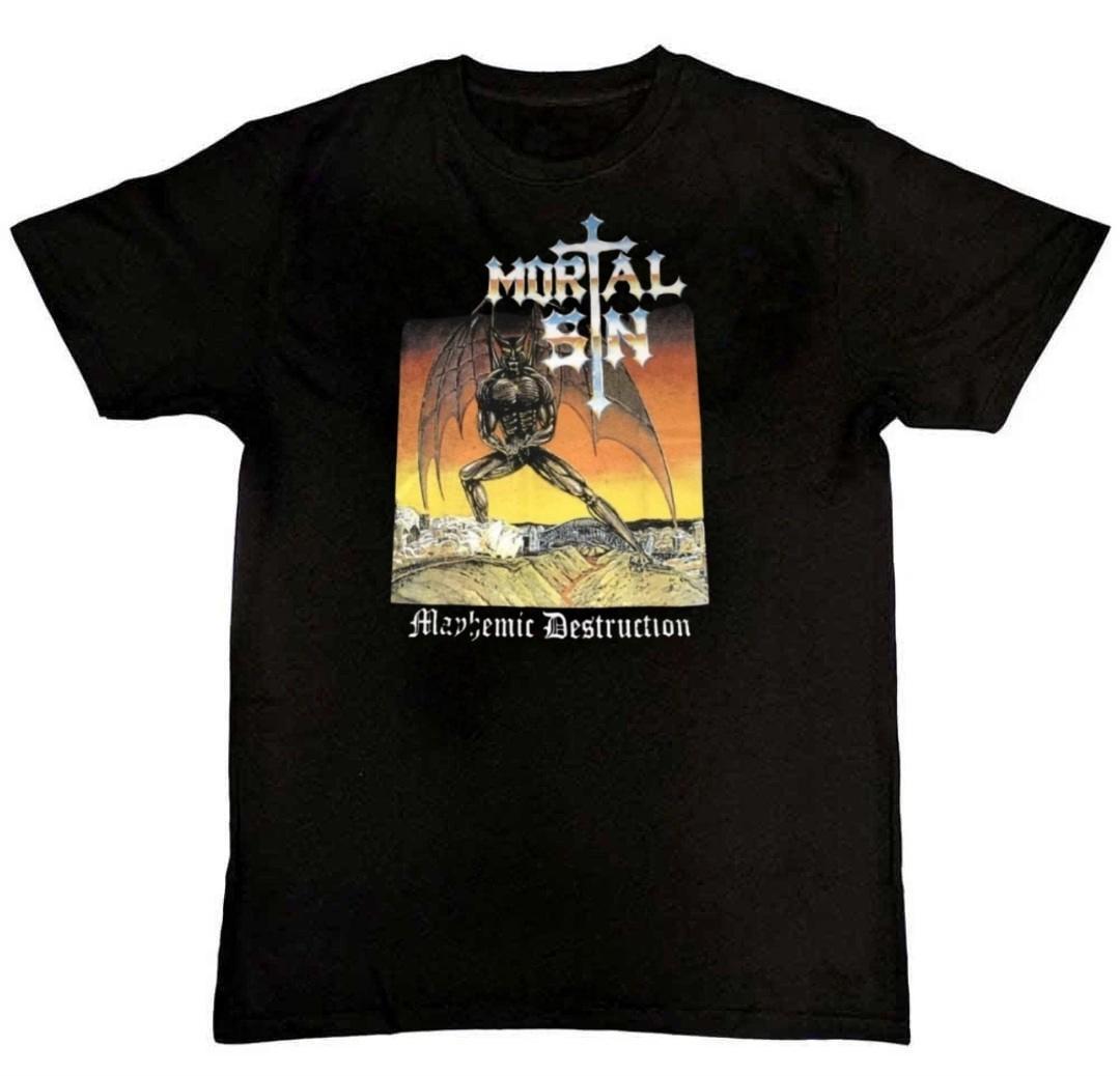 Mortal Sin - Mayhemic Destruction Graphic Mens T-Shirt S-4XL S