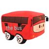 Cartoon Plush Bus Toy Pillow for Kids