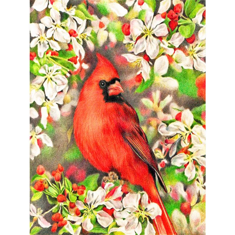 5d Diamond Painting Flower Birds Full Square/Round Diamond Embroidery Cross Stitch Peony Mosaic Needlework Home Decor Kits