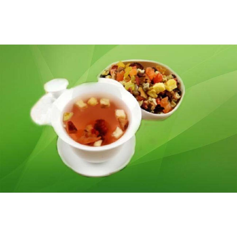 100g Organic China Herbal Fruit Tea, Caffeine Free Dried Flower Blend, Natural Healthy Drink for Relaxation Wellness Daily Hydration