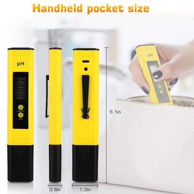 Pocket-Sized PH Tester Pen – 0.01 Precision, Instant Water Quality Test for Fish Tanks & Pools