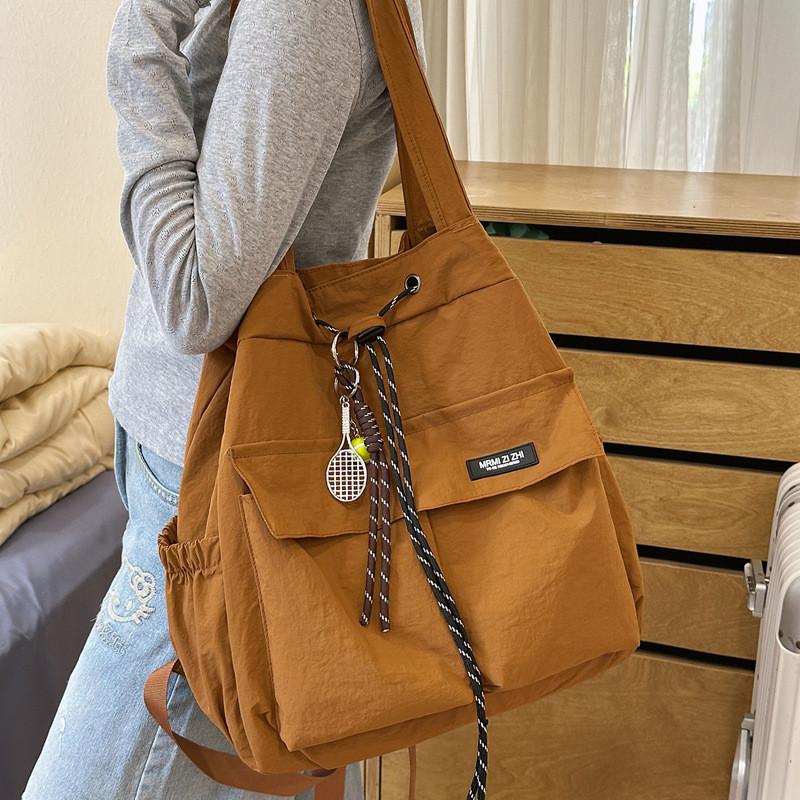 Mochila Multifuncional con Cordón Para Mujeres y Hombres Con Material de Nailon Duradero Para la Escuela y Viajes
