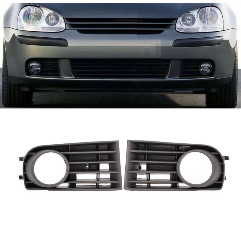 1Pair For VW Golf 5 A5 MK5 2004 2005 2006 2007 2008 2009 Fog Light Fog Lamp Grille Cover Buyable Single Side