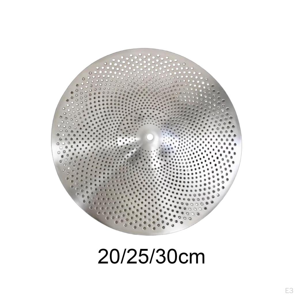 Alloy Cymbal Designed for Quiet Drumming, Ideal Tool Novice Musicians