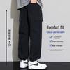 ROMON Men's Casual Drawstring Cuffed Cargo Pants