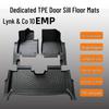 Lynk & Co 10EMP TPE Car Floor Mats & Door Sill Protection for Interior Modification