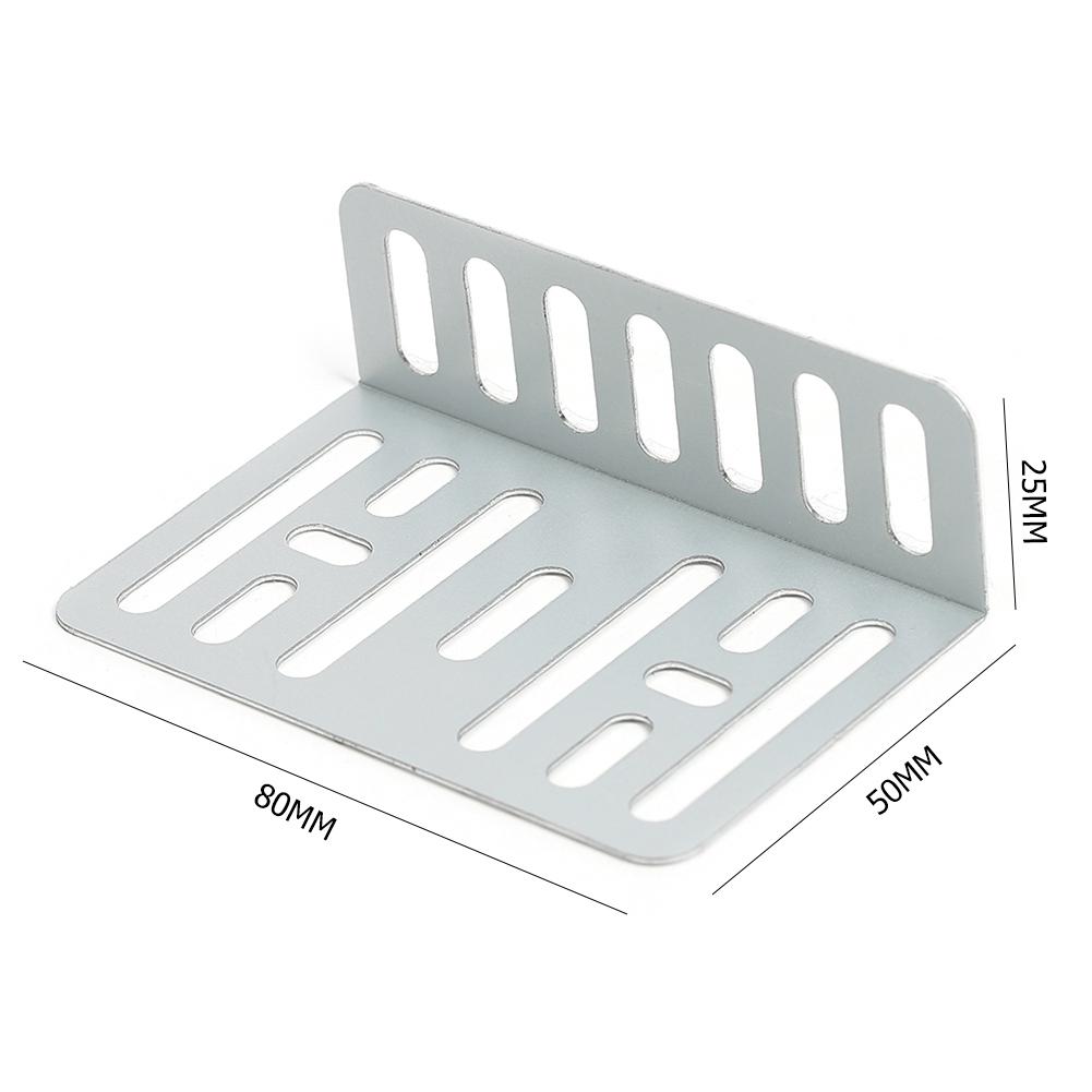 2 Din Car Radio DVD CD Player Installation Tool Kit Mounting Bracket Accessories Holder Metal Silver DVD Mounting Bracket
