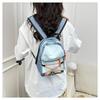 Fashion Lightweight Mini Backpack Portable Multifunctional Shoulder Bag Large Capacity School Bag Outdoor Use
