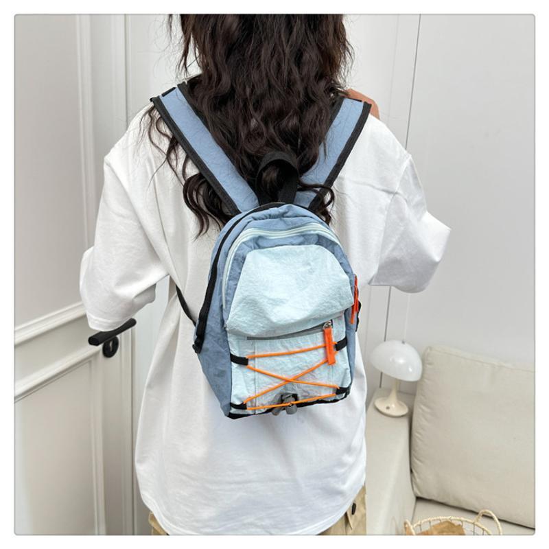Fashion Lightweight Mini Backpack Portable Multifunctional Shoulder Bag Large Capacity School Bag Outdoor Use